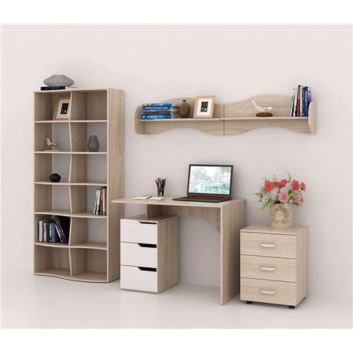 Уголок школьника Нейт УШ-1-02 дуб сонома / белый