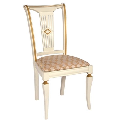 Стул "Милорд №4" (1013/патина золото / ткань Офелия 29/2 com)