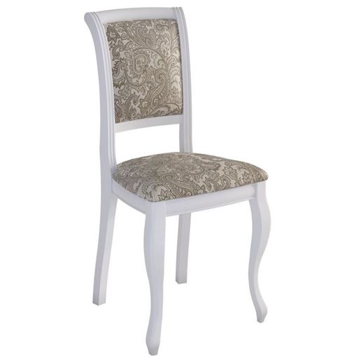 Стул "Дионис" (Белый/ ткань Basar Beige)