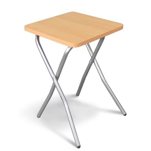 Табурет складной S-6 (Бук-хром/металл-ЛДСП)