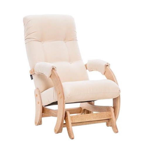 Кресло-маятник Модель 68 (Verona Vanilla / Дуб / Шпон)