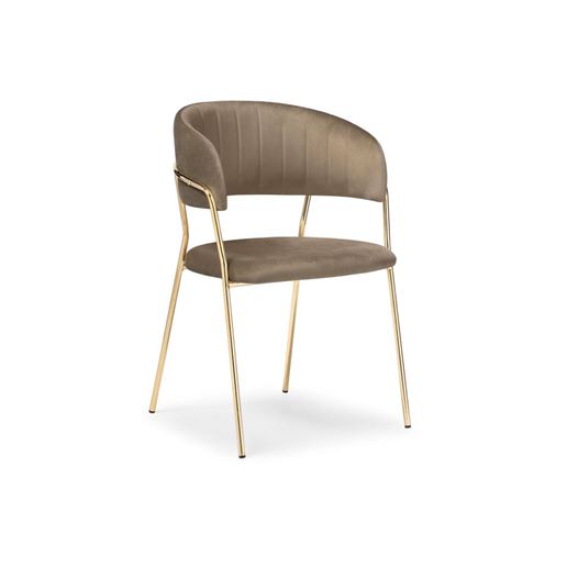 Стул Kamelia cappuccino / gold