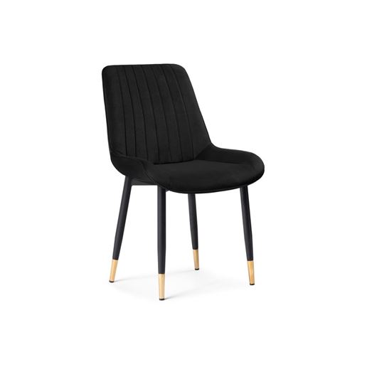 Стул Seda 1 black / gold / black