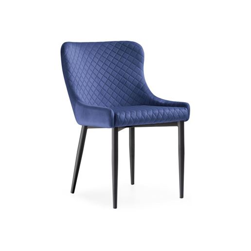 Стул Teo dark blue / black