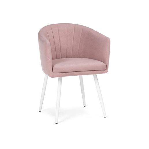 Стул Валета пыльно-розовый /  белый