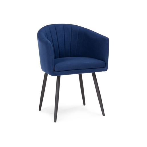 Стул Валета темно-синий / черный