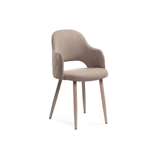 Стул Гутрид ромбы сзади капучино