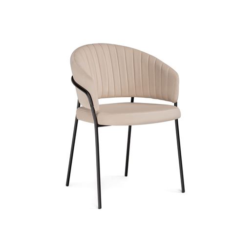 Стул Лео бежевый / черный