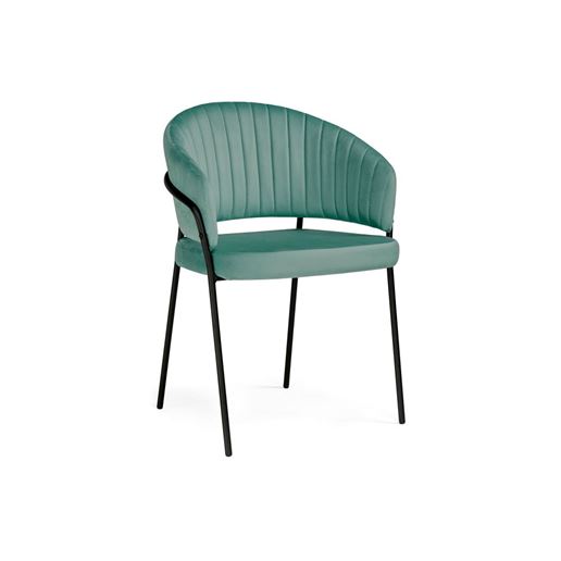 Стул Лео зеленый / черный