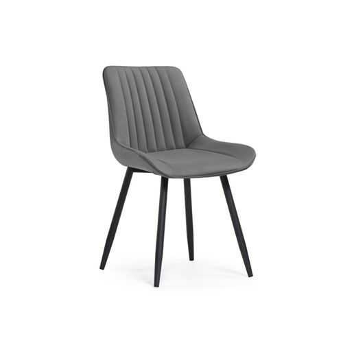 Стул Седа темно-серый / черный