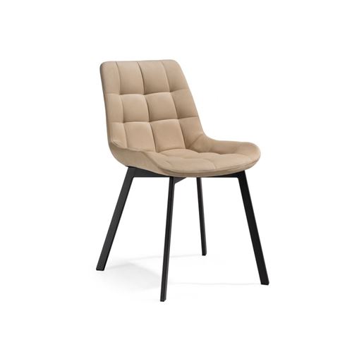 Стул Челси черный / бежевый