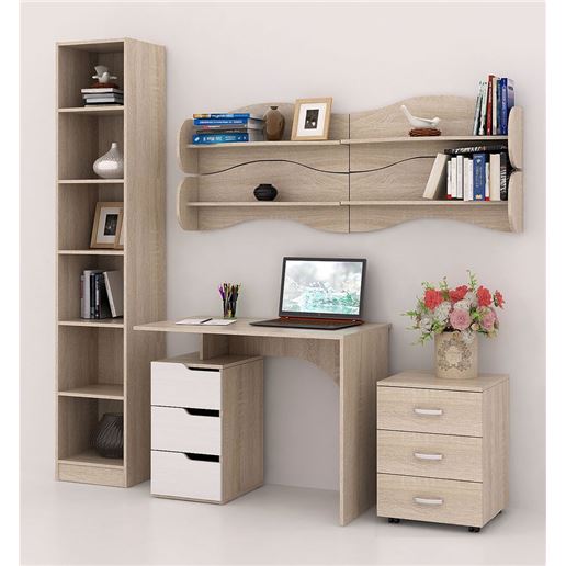 Уголок школьника Нейт УШ-1-04 дуб сонома / белый