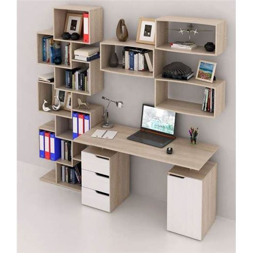 Уголок школьника Нейт УШ-3-03 дуб сонома / белый