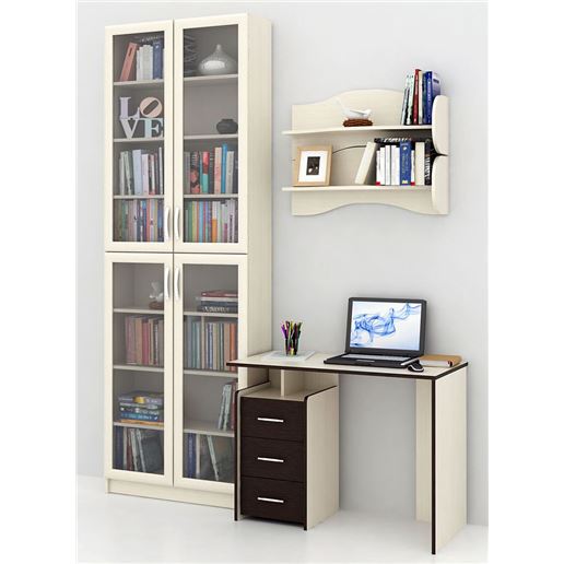 Уголок школьника Слим УШ-1-01 дуб молочный / венге