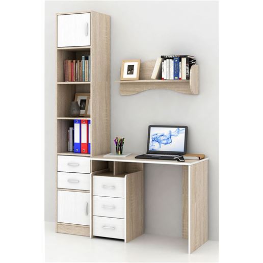 Уголок школьника Слим УШ-1-02 дуб сонома / белый