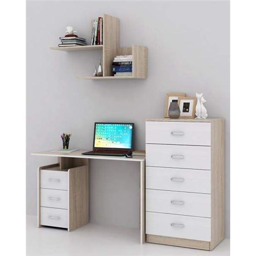 Уголок школьника Слим УШ-2-02 дуб сонома / белый