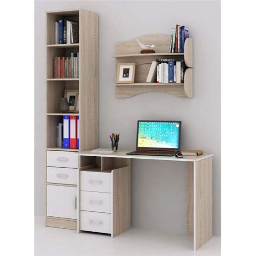 Уголок школьника Слим УШ-2-05 дуб сонома / белый