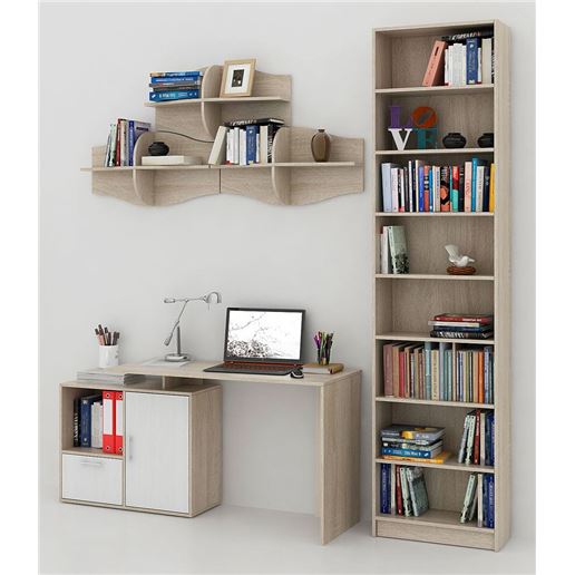 Уголок школьника Слим УШ-4-03 дуб сонома / белый