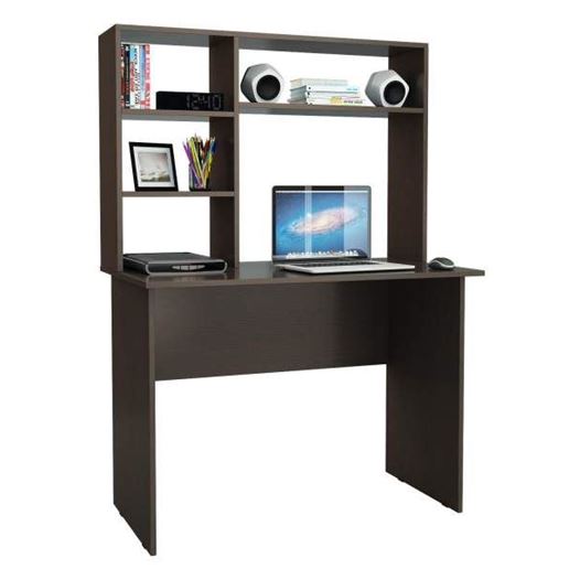 Стол письменный Милан-5, с надставкой венге