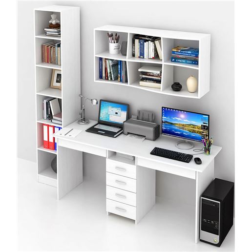 Уголок школьника Тандем УШ-2Я-01 белый