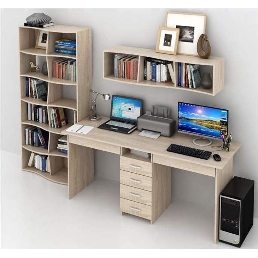 Уголок школьника Тандем УШ-2Я-03 дуб сонома