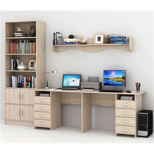 Уголок школьника Тандем УШ-3-02 дуб сонома