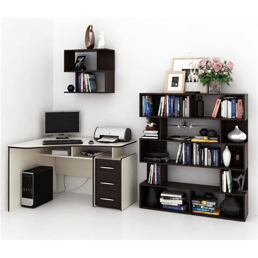 Уголок школьника Триан УШ-5-02 дуб молочный / венге