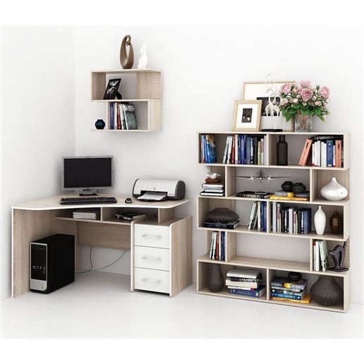 Уголок школьника Триан УШ-5-02 дуб сонома / белый