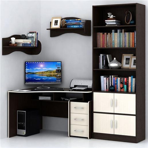 Уголок школьника Триан УШ-5-04 венге / дуб молочный