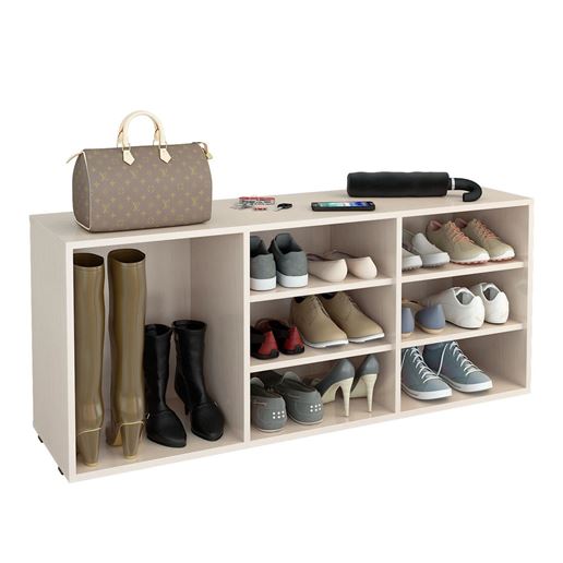 Полка для обуви Лана-3 ПОЛ-3 (1С+2П) дуб молочный