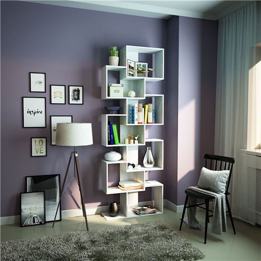 Стеллаж Зет-4 белый