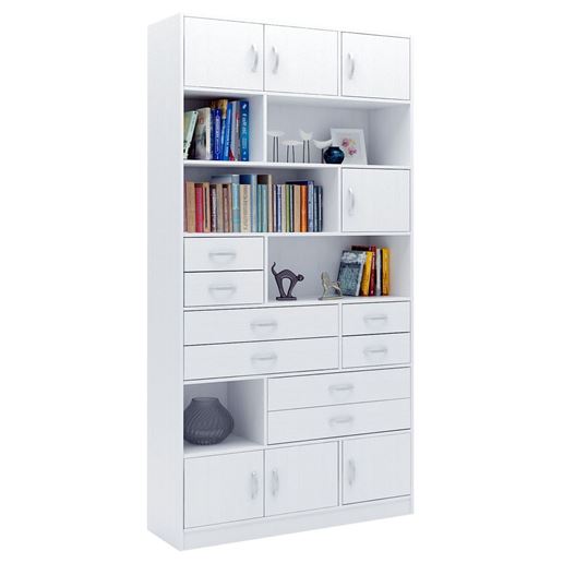 Стеллаж в комплекте Либерти-31 белый