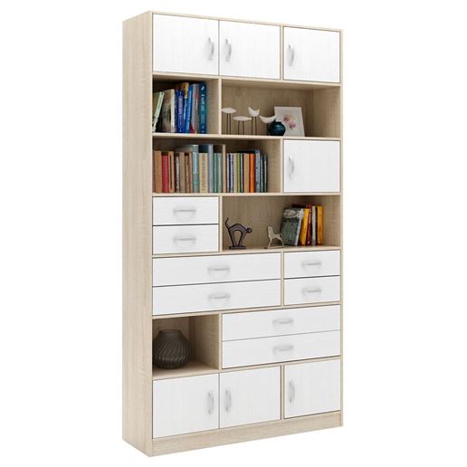 Стеллаж в комплекте Либерти-31 дуб сонома / белый