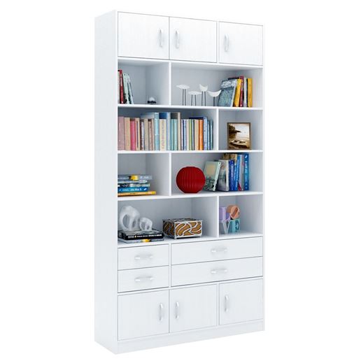 Стеллаж в комплекте Либерти-32 белый