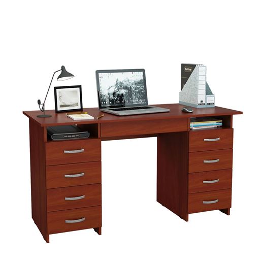 Стол письменный Милан-10Я (0120) орех итальянский