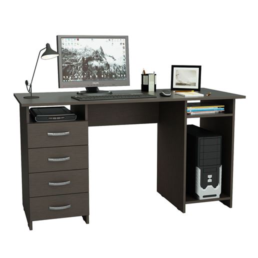 Стол письменный Милан-6 (0120) венге