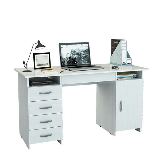 Стол письменный Милан-7Я (0120) белый