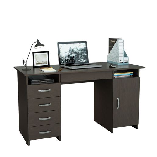 Стол письменный Милан-7Я (0120) венге