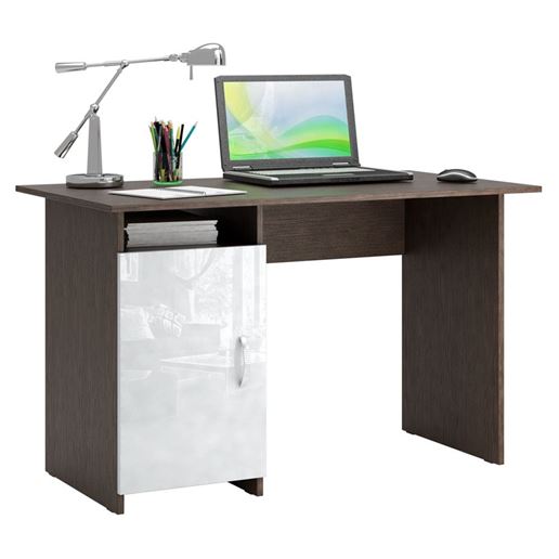 Стол компьютерный Милан-8 Глянец венге / белый