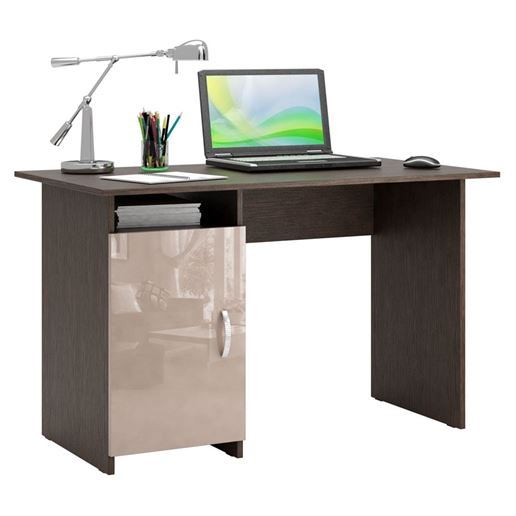 Стол компьютерный Милан-8 Глянец венге / капучино