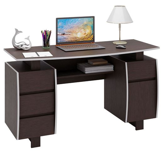 Стол компьютерный Экстер-9 венге