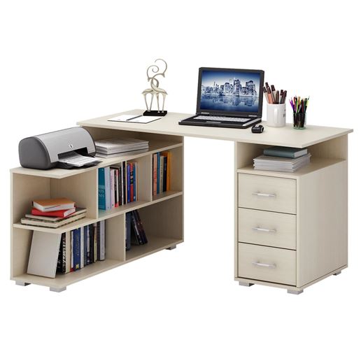 Стол угловой Барди-1 дуб молочный