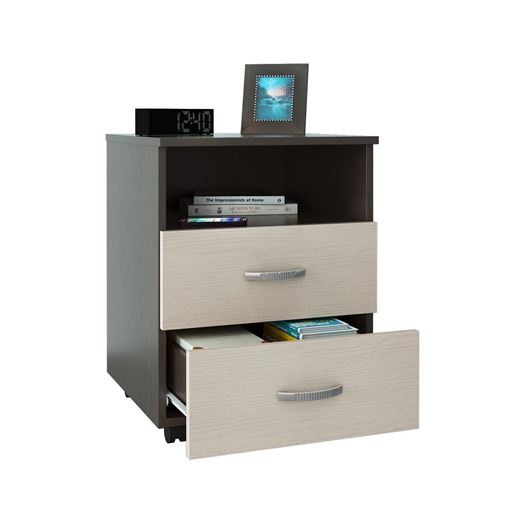 Тумба Альба-2 венге / дуб молочный