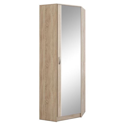 Шкаф угловой с зеркалом Ольга (662) дуб сонома