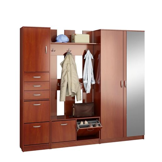 Прихожая Ольга-9П орех итальянский