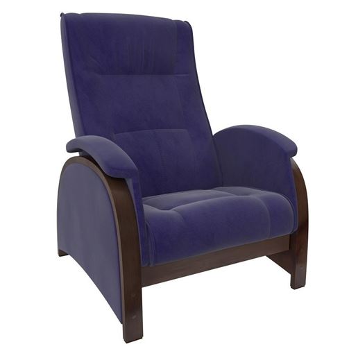 Кресло-глайдер Модель Balance 2 Орех/шпон, ткань Verona Denim Blue