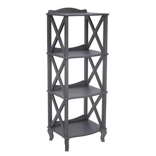 Стеллаж Джульетта 3 яруса (цвет Серый ясень)