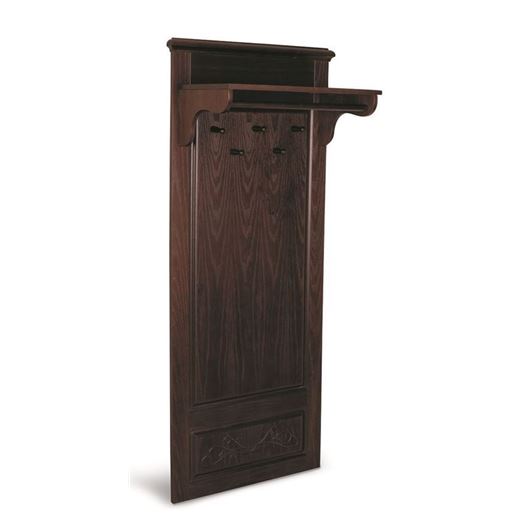 Вешалка настенная Виктория (темный тон)