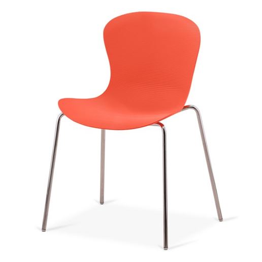 Стул пластиковый XRB-078-AO Molly orange