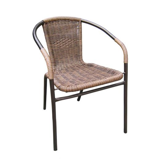 Плетеный стул Асоль TLH-037AR3 Cappuccino